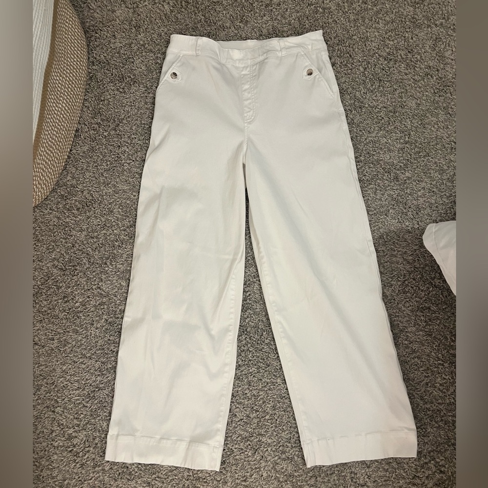 SPANX Classic White Trousers